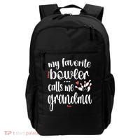 My Favorite Bowler Calls Me Bowling Grandma Backpack thumb 0