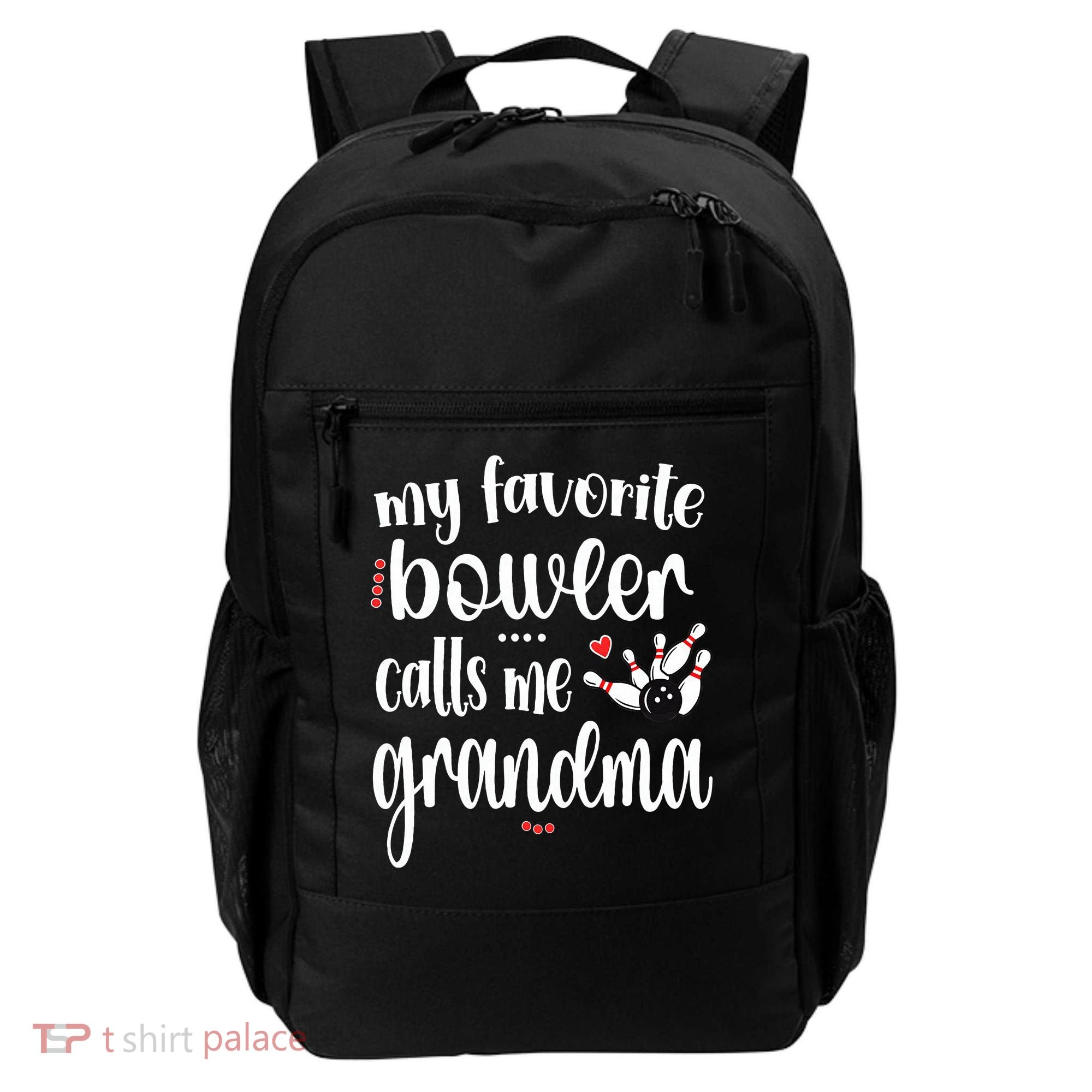 My Favorite Bowler Calls Me Bowling Grandma Backpack