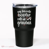 My Favorite Bowler Calls Me Bowling Grandma Tumbler thumb 0