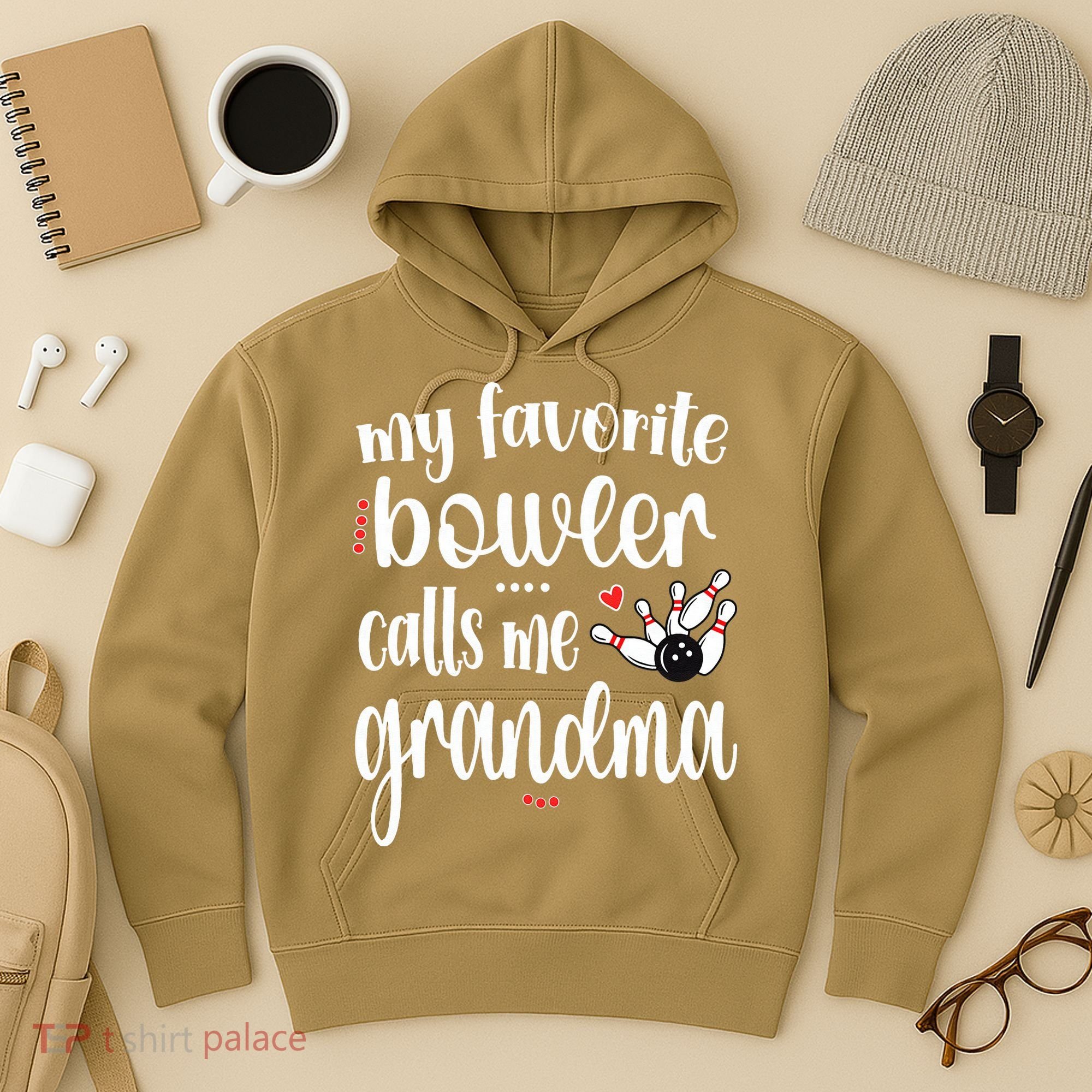 My Favorite Bowler Calls Me Bowling Grandma Hoodie