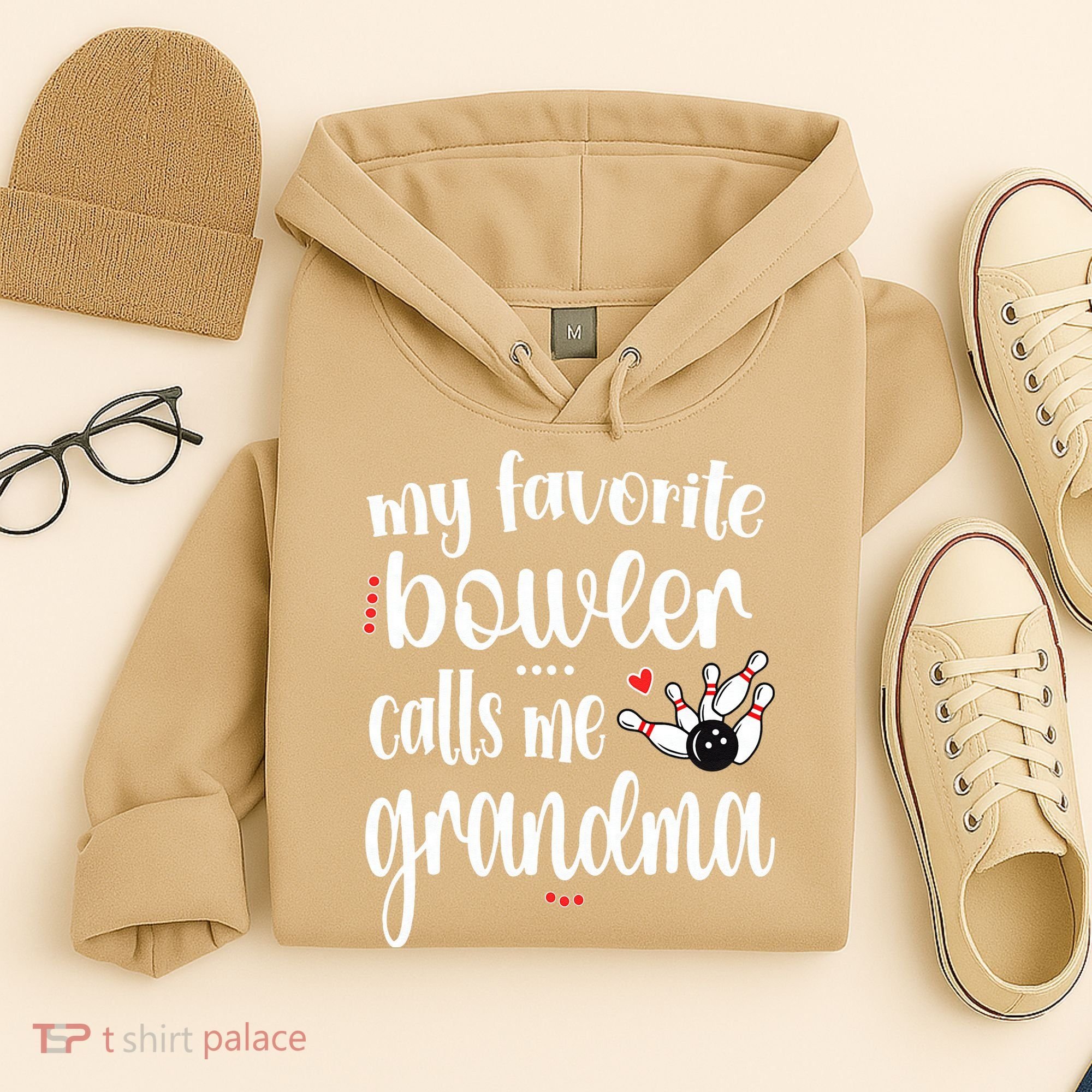 My Favorite Bowler Calls Me Bowling Grandma Hoodie