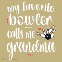 My Favorite Bowler Calls Me Bowling Grandma Sweatshirt thumb 2