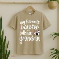 My Favorite Bowler Calls Me Bowling Grandma T-Shirt thumb 2
