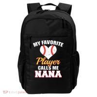 My Favorite Baseball Player Calls Me Nana Gift Backpack thumb 0