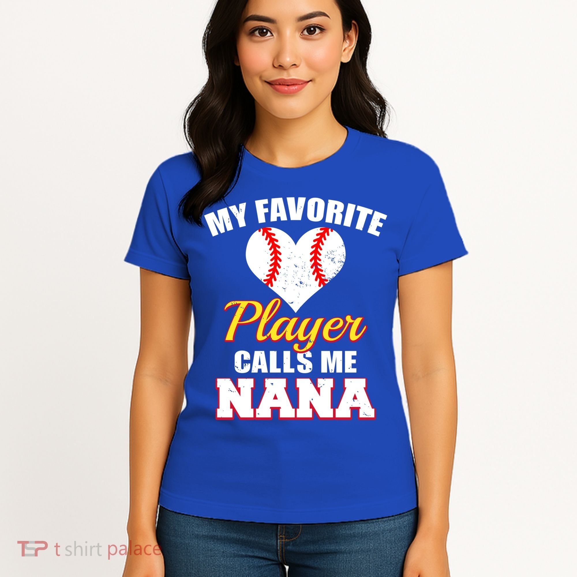 My Favorite Baseball Player Calls Me Nana Gift Women's T-Shirt