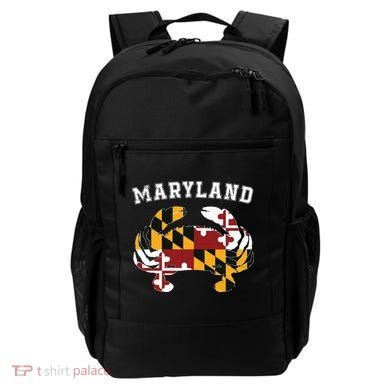 Maryland Flag Blue Crab T State Pride Retro Backpack