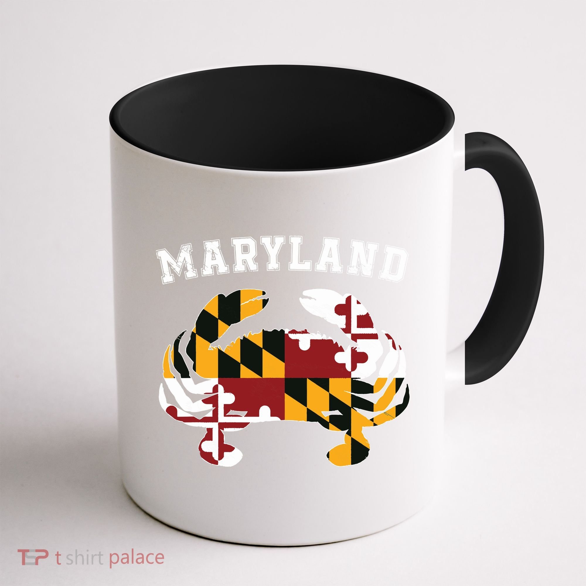Maryland Flag Blue Crab T State Pride Retro Coffee Mug
