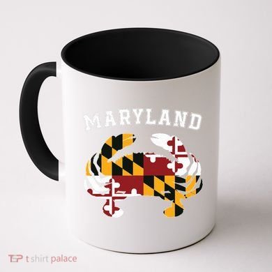 Maryland Flag Blue Crab T State Pride Retro Coffee Mug