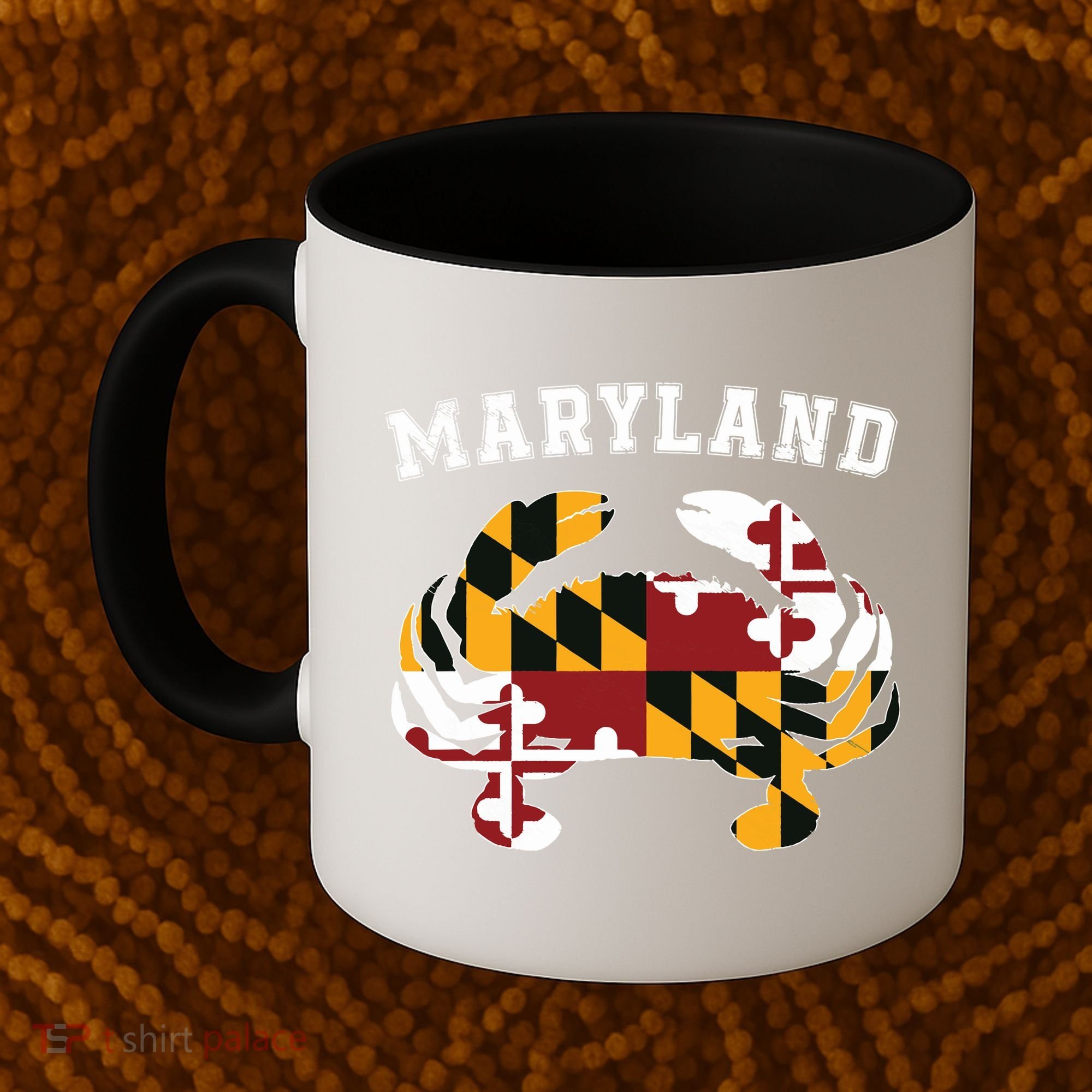 Maryland Flag Blue Crab T State Pride Retro Coffee Mug