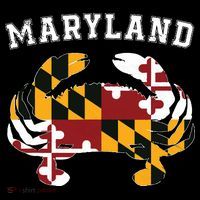 Maryland Flag Blue Crab T State Pride Retro Coaster thumb 2