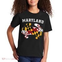 Maryland Flag Blue Crab T State Pride Retro Kids T-Shirt thumb 2
