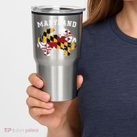 Maryland Flag Blue Crab T State Pride Retro Tumbler thumb 2