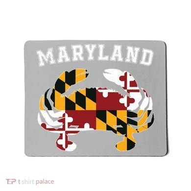 Maryland Flag Blue Crab T State Pride Retro Mousepad