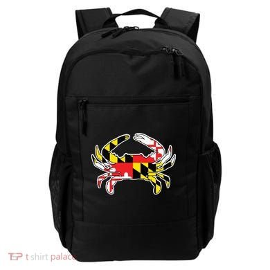 Maryland Flag Blue Crab Gift Backpack
