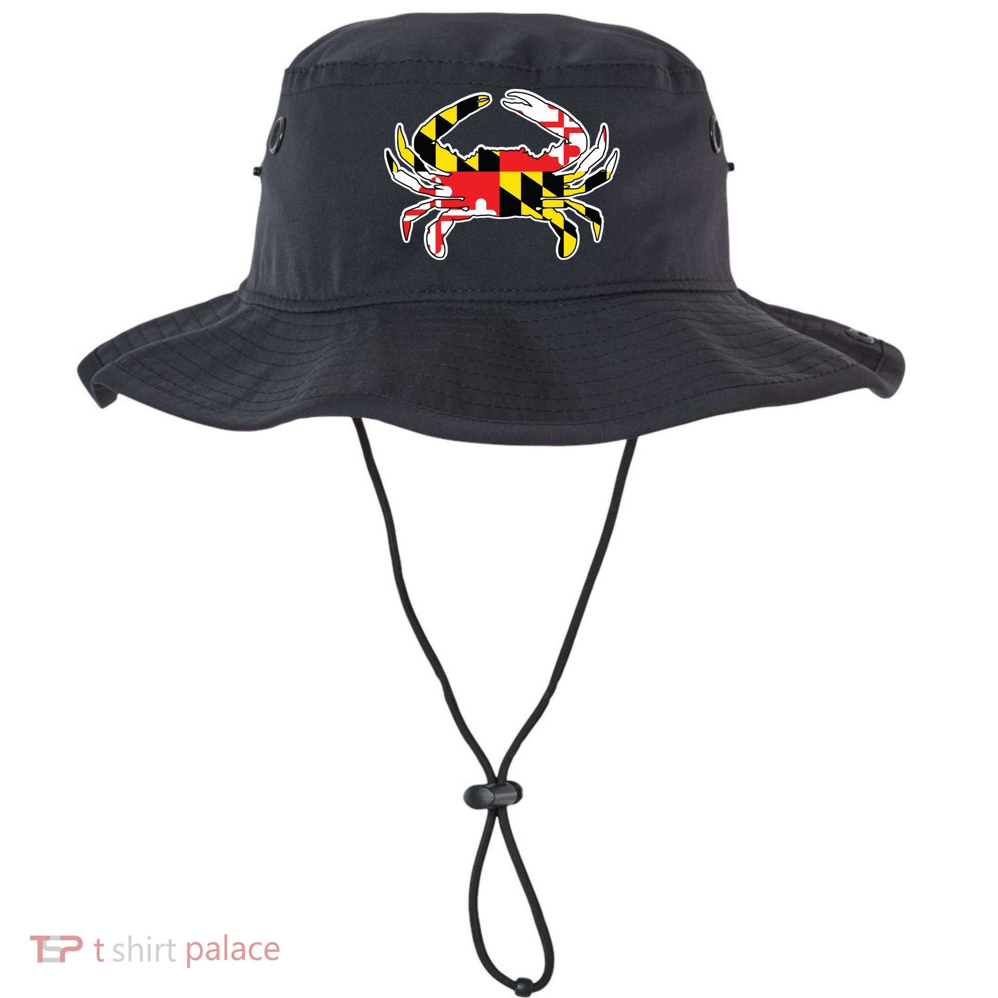 Maryland Flag Blue Crab Gift Bucket Hat