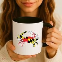 Maryland Flag Blue Crab Gift Coffee Mug thumb 3