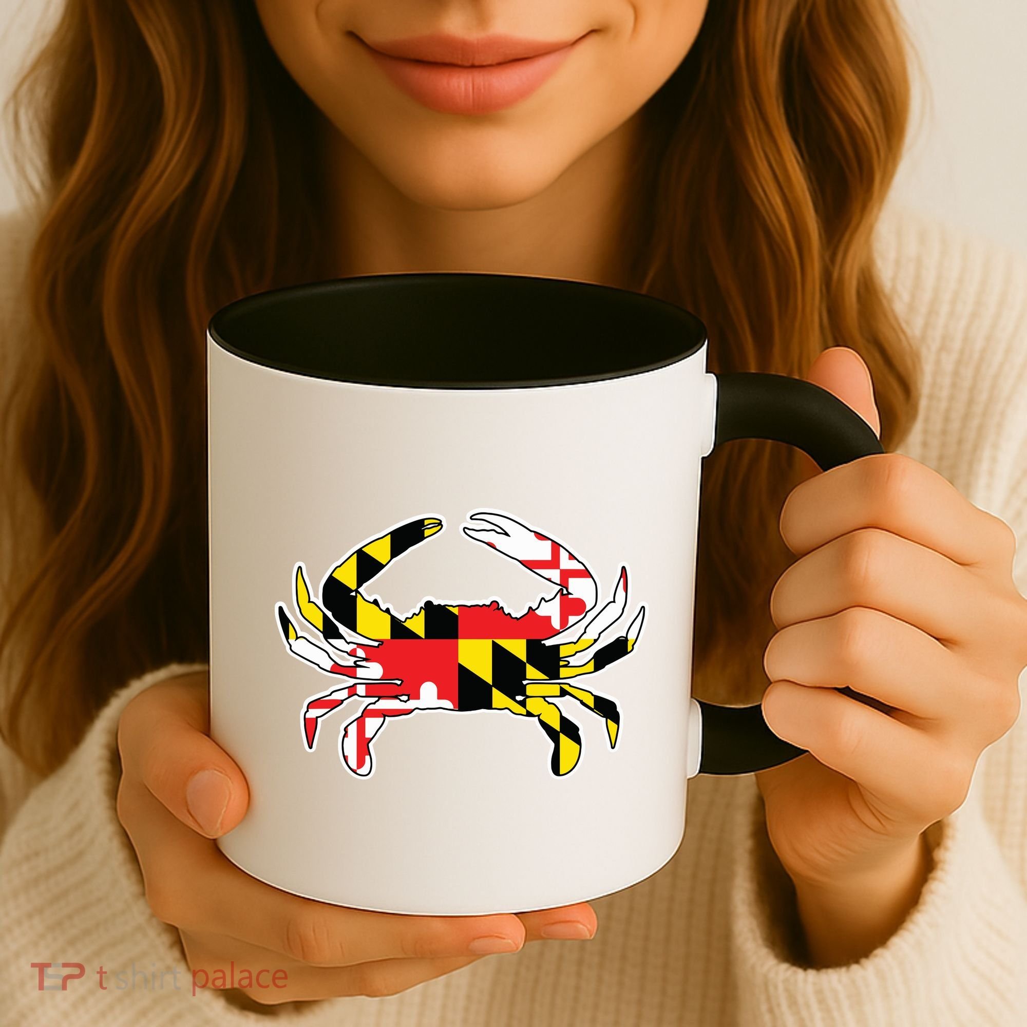 Maryland Flag Blue Crab Gift Coffee Mug