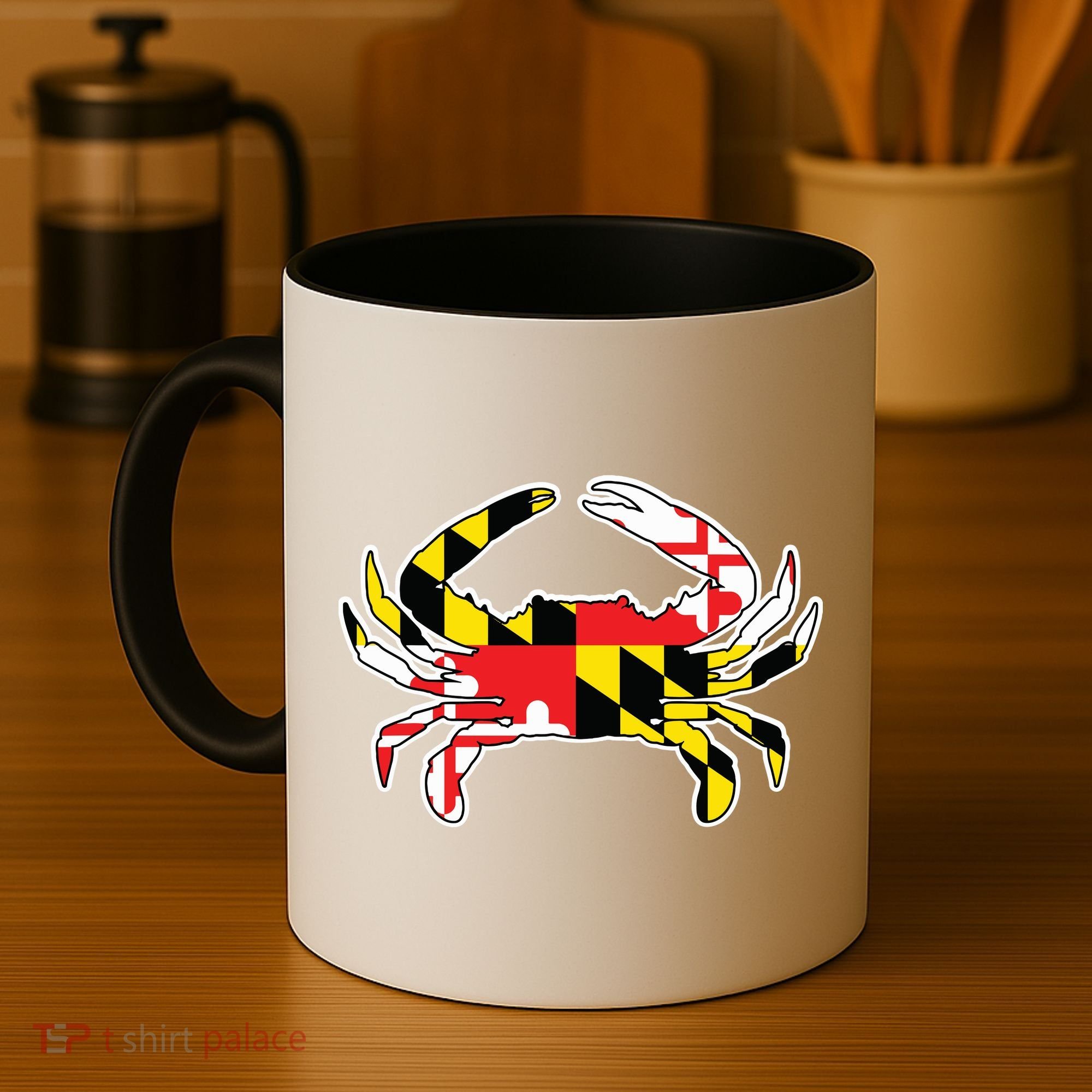 Maryland Flag Blue Crab Gift Coffee Mug
