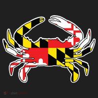 Maryland Flag Blue Crab Gift Beanie thumb 2