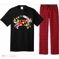 Maryland Flag Blue Crab Gift Pajama Set thumb 0