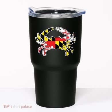 Maryland Flag Blue Crab Gift Tumbler