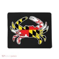 Maryland Flag Blue Crab Gift Mousepad thumb 0