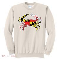 Maryland Flag Blue Crab Gift Sweatshirt thumb 0