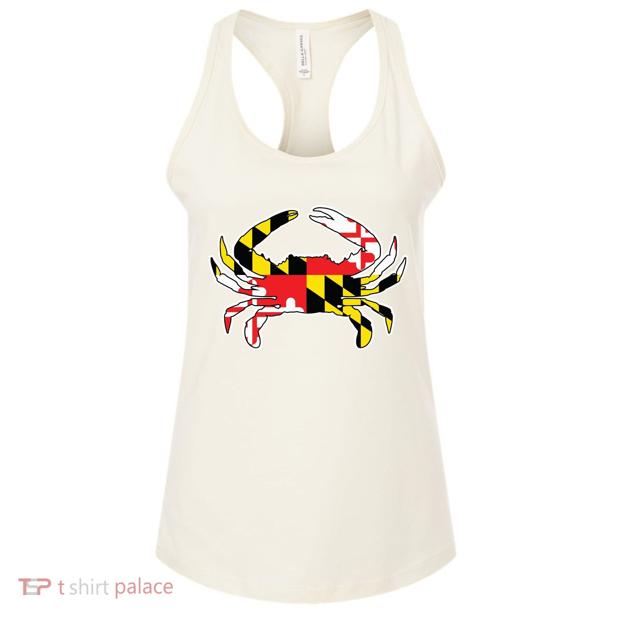 Maryland Flag Blue Crab Gift Women's Tank Top