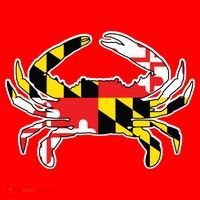 Maryland Flag Blue Crab Gift Santa Hat thumb 1
