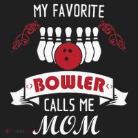 My Favorite Bowler Calls Me Mom Proud Bowling Mom Hat thumb 2