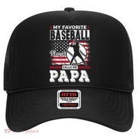 Mens Favorite Baseball Player Calls Me Papa US Flag Father_s Hat thumb 0