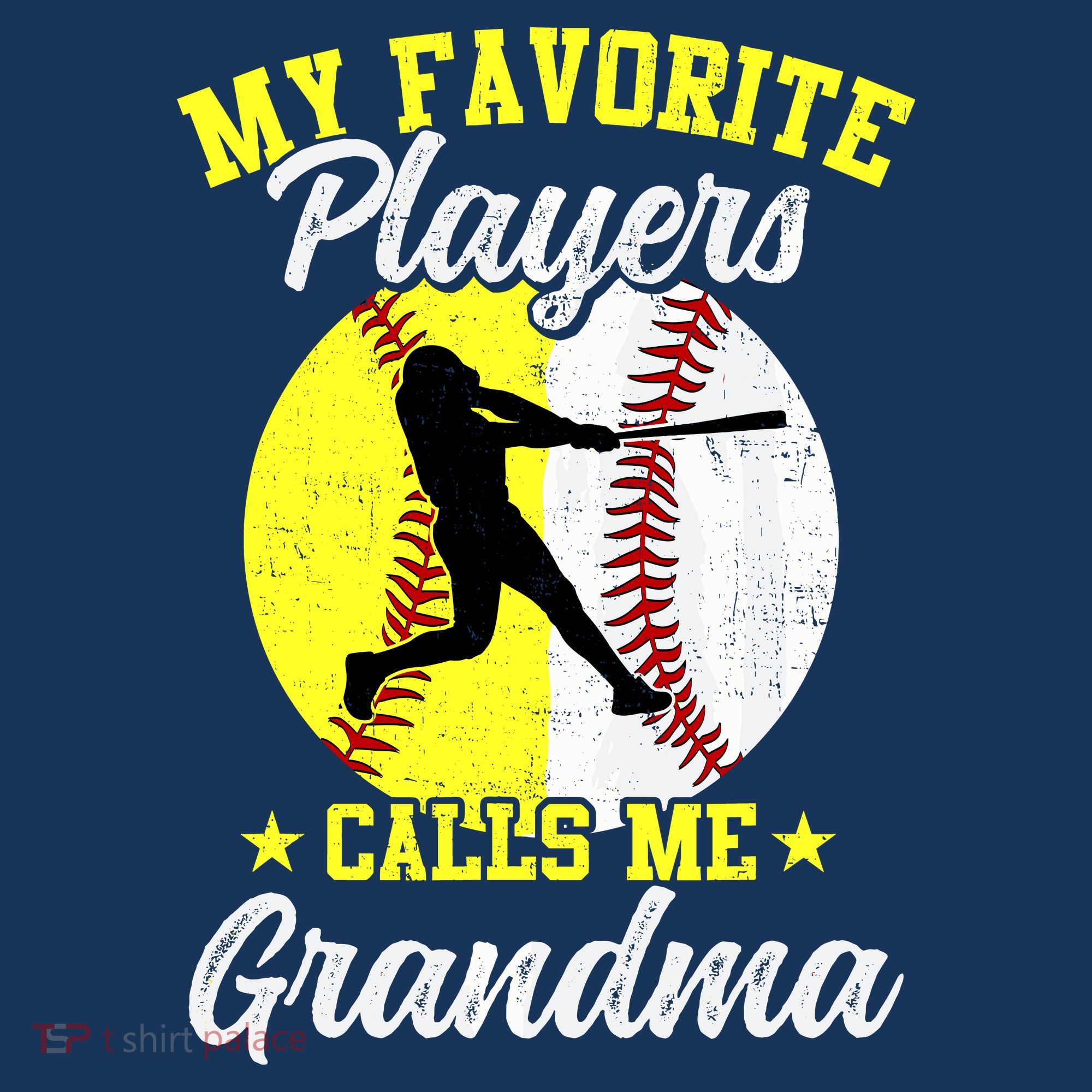 My Favorite Baseball Softball Players Calls Me Grandma Apron