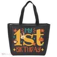 My First Birthday Animal Tote Bag thumb 0