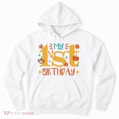 My First Birthday Animal Hoodie