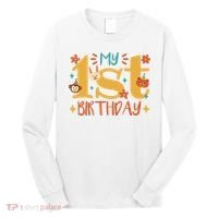 My First Birthday Animal Long Sleeve Shirt thumb 0