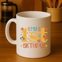 My First Birthday Animal Coffee Mug thumb 4