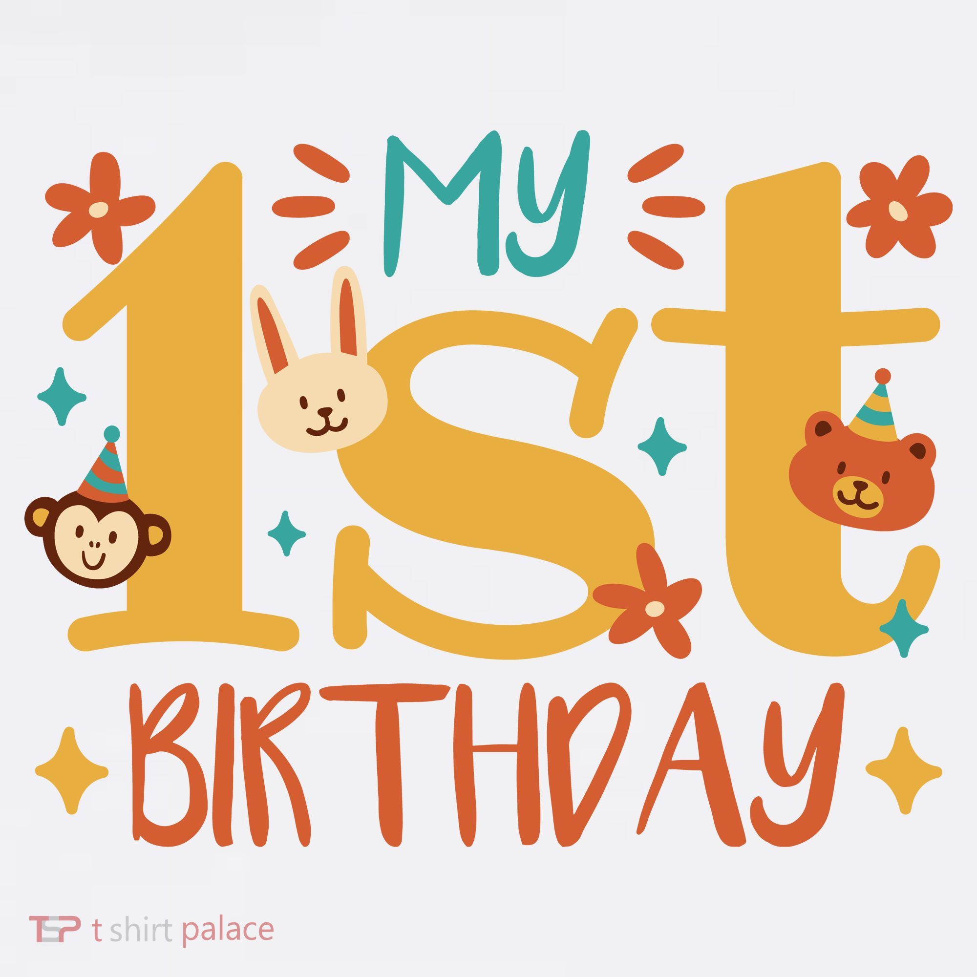 My First Birthday Animal Coffee Mug