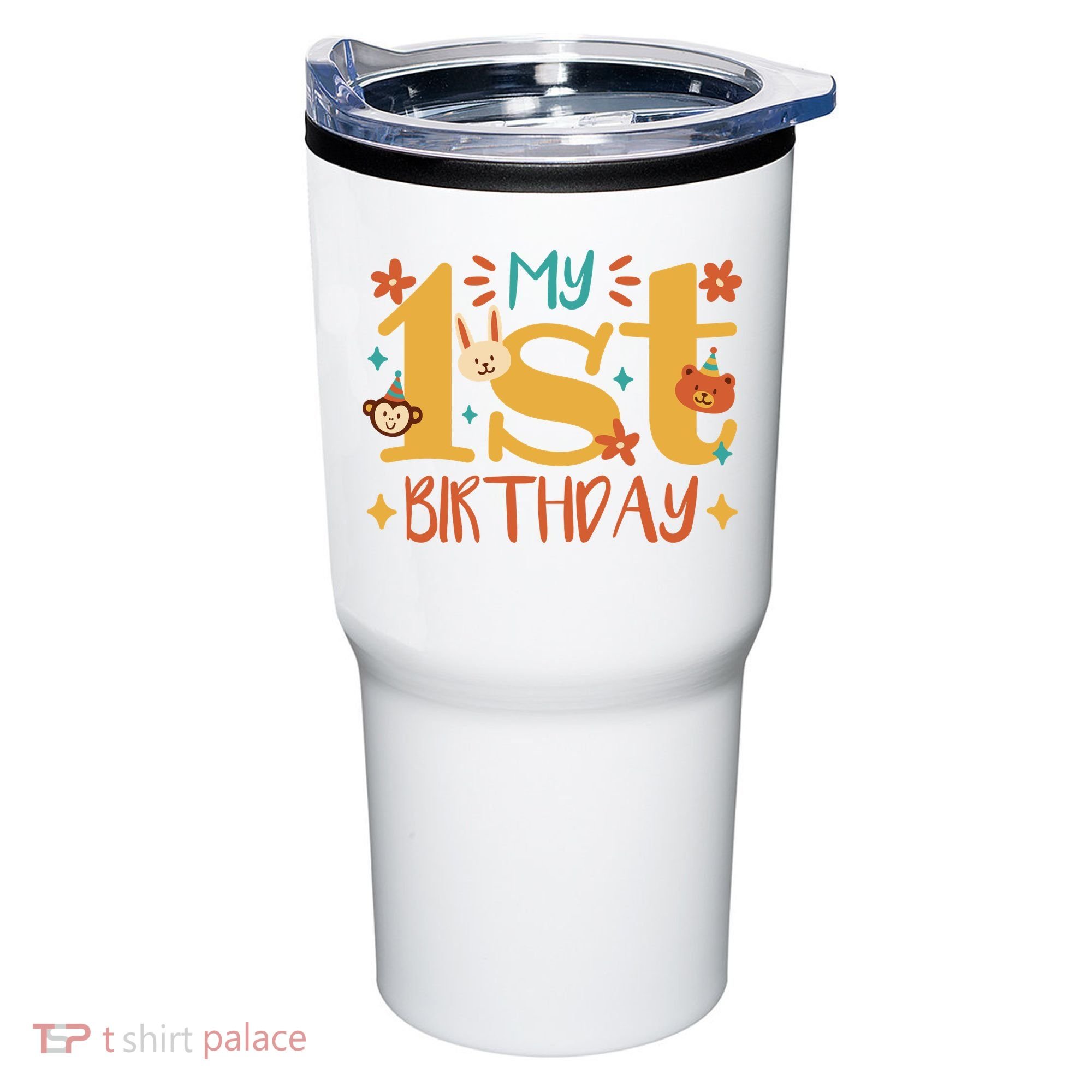 My First Birthday Animal Tumbler