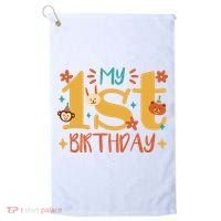 My First Birthday Animal Golf Towel thumb 0
