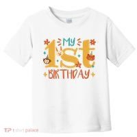 My First Birthday Animal Toddler T-Shirt thumb 0