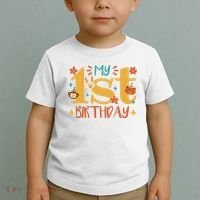 My First Birthday Animal Toddler T-Shirt thumb 2