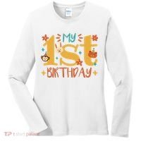 My First Birthday Animal Women's Long Sleeve Shirt thumb 0