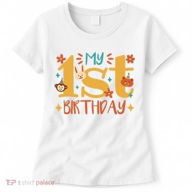 My First Birthday Animal Women's T-Shirt