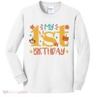 My First Birthday Animal Kids Long Sleeve Shirt thumb 0