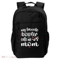 My Favorite Bowler Calls Me Bowling Mom Bowler Mama Gift Backpack thumb 0