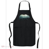 Misty Forest Bear Silhouette Wildlife Nature Lover Apron thumb 0