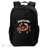 Maryland Flag Blue Crab State Gift Backpack thumb 0
