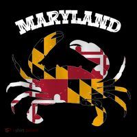 Maryland Flag Blue Crab State Gift Women's Hoodie thumb 2