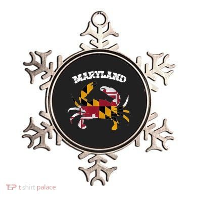 Maryland Flag Blue Crab State Gift Ornament