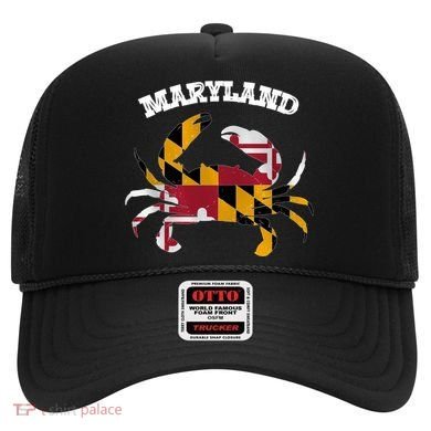Maryland Flag Blue Crab State Gift Hat